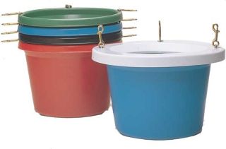 Picture of Fortex Industries Round Feeder Tub Red 30 Quart - RF30RED