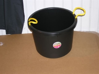 Picture of Fortex Industries All Purpose Bucket Black 40 Quart - 1304001