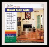 Picture of Four Paws Products Wood Slat Vertical Gate 53-96 Inch - 57220
