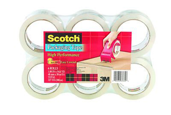 Picture of 3M Company MMM35006 Scotch Packaging Tape 6Pk 48mm x 50mm