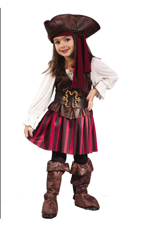 Picture of Costumes For All Occasions FW1558 High Seas Pirate Toddler Girl