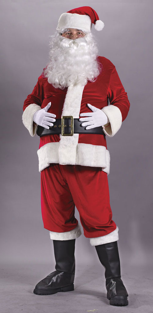Picture of Costumes For All Occasions FW7501 Santa Suit Rich Velvet