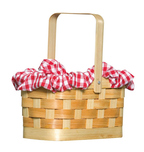 Picture of Costumes For All Occasions GC5998 Purse Gingham Basket