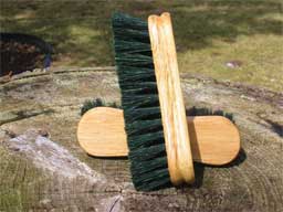 Picture of Desert Equestrian Legends Horsehair Face Brush Green 4.5 Inches - 2288