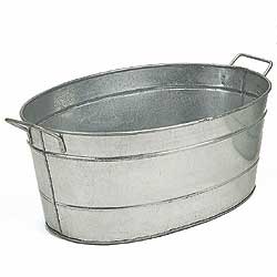 Picture of Minuteman C-51 Galvanized Steel Tub - Oval