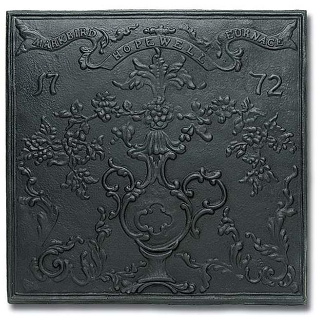 Minuteman CFB-01 Hopewell Fireback - Cast Iron - Black