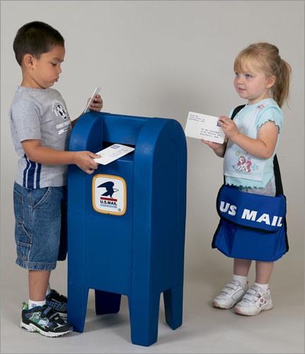 Picture of Angeles FB6150 Mail Box. Mail Bag  and Letters