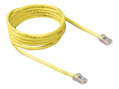 Patch Cable RJ-45 (Male) RJ-45 (Male) 10ft (CAT 5E) - Yellow