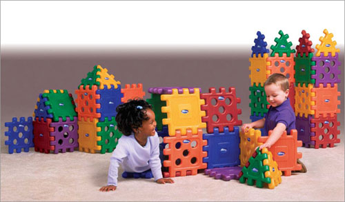 Picture of CarePlay 5048 48 Pc Grid Blocks Set - Assorted