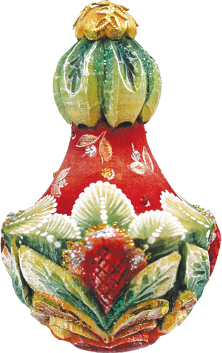 Picture of GDeBrekht 210161 Natures Friend Santa Carved Wood and Hand-Painted Figurine