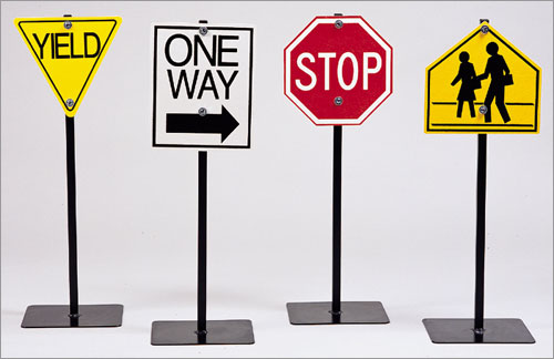 Picture of Angeles AFB2600 29&quot; H Traffic Signs - USA 