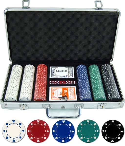 Picture of 300 Piece 11.5 gram Suited Poker Set
