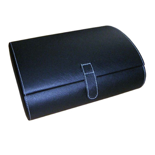 Picture of Mele &amp; Co. 0068411M Faux Leather Watch Case in Black