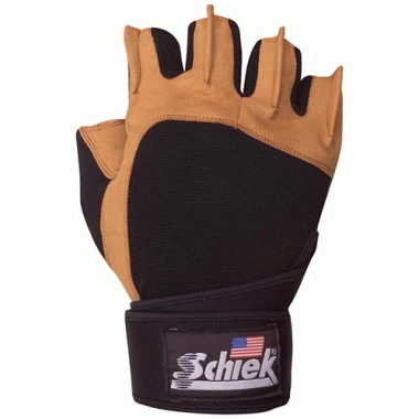 Picture of Schiek Sport 425-M Power Gel Lifting Glove with Wrist Wraps  Medium