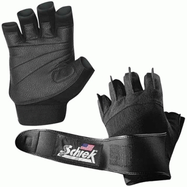 Picture of Schiek Sport 540-S Platinum Gel Lifting Glove with Wrist Wraps  Small