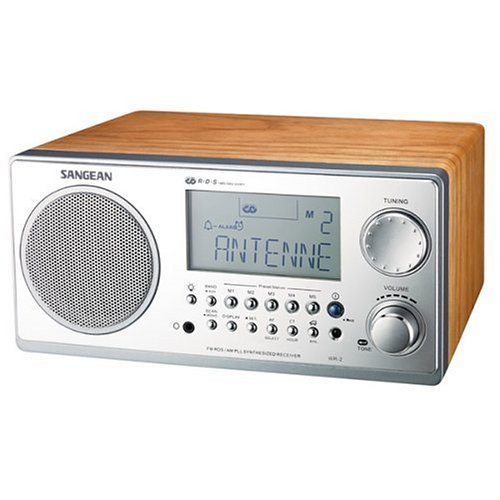 Picture of Sangean WR-2WL Digital AM/FM Wooden Cabinet Table-Top Radio