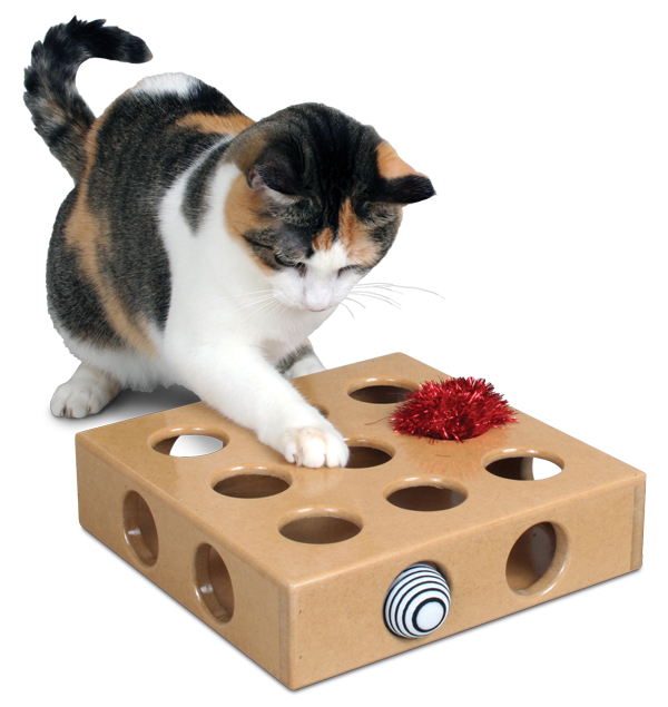 Smart Cat 3841 Peek and Play Toy Box with 2 toys - Case of 3