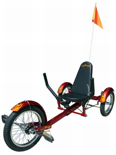 Picture of Triton Tri-001R Ultimate Three-Wheeled Cruiser - Red