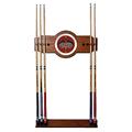 Brown University Wood and Mirror Wall Cue Rack Brown University Wood and Mirror Wall Cue Rack
