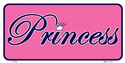 Picture of LP - 049 Princess - Pink w/ Purple Script License Plate - 2677
