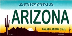 Picture of LP - 1067 AZ Arizona License Plate - 2863
