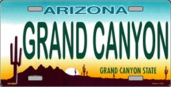 Picture of LP - 1094 AZ Arizona Grand Canyon License Plate - A283