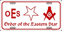 Picture of LP - 1176 Order of the Eastern Star License Plate - X375