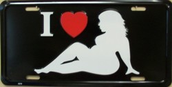 LP - 1184 Full Figured Women License Plates - X370