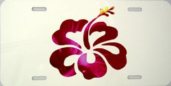LP - 2016 Hibiscus Flower License Plate