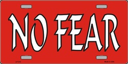 LP - 310 No Fear License Plate - 2152