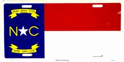 LP  493 North Carolina License Plate  2394