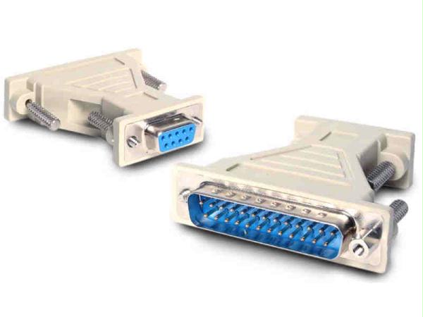 Adapter DB9F to DB25M