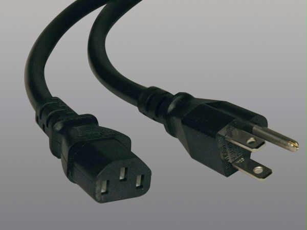 Tripp Lite  11Ft AC Power Cord - Black - 10 feet