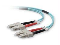 Fiber Optic Patch Cable - LC Male - ST Male - 6.56ft - Aqua