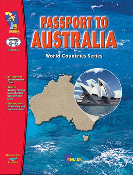 Picture of On The Mark Press OTM112 Passport to Australia Gr. 4-5
