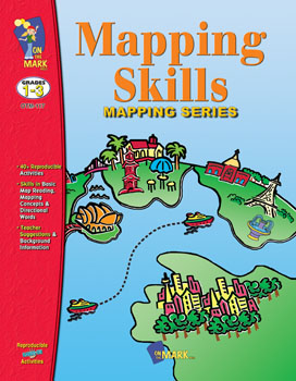 Picture of On The Mark Press OTM117 Mapping Skills Gr. 1-3