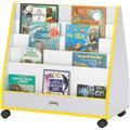 Jonti-Craft 3509JCWW119 - Rainbow Accents Mobile Pick-A-Book Stand - 1 Sided - Green Trim Jonti-Craft 3509JCWW119 - Rainbow Accents Mobile Pick-A-Book Stand - 1 Sided - Green Trim