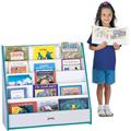 Jonti-Craft 3514JCWW180 - Flush Back Pick-A-Book Stand - 1 Sided - Black Trim Jonti-Craft 3514JCWW180 - Flush Back Pick-A-Book Stand - 1 Sided - Black Trim