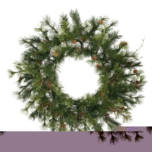 30   Mixed Country Pine Wreath 120T