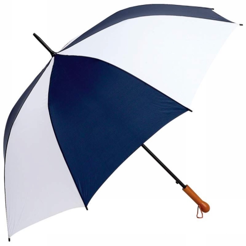 Picture of All-Weather Elite Series 60 Inch Navy and White Auto Open Golf Umbrella