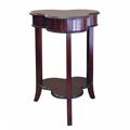 Ore International H-125 Shamrock End Table - Cherry Ore International H-125 Shamrock End Table - Cherry