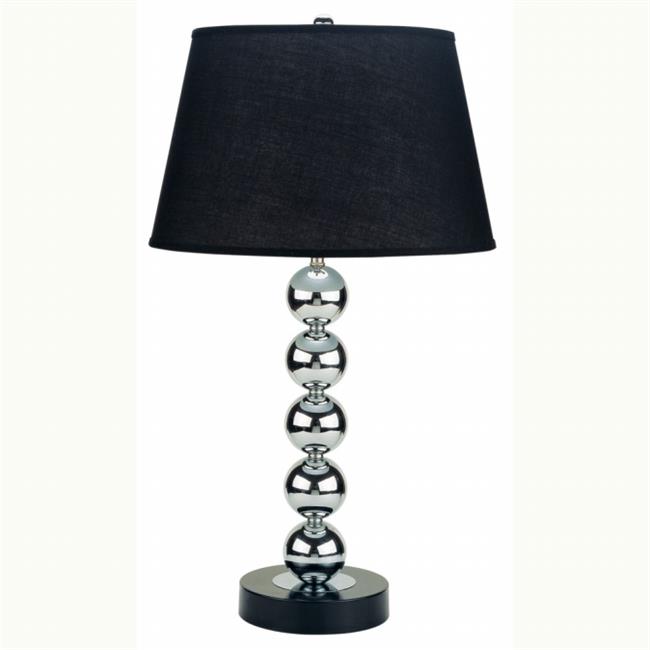 Ore International 6257 30 Metal Table Lamp - Black