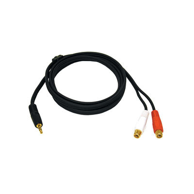 Picture of Cables To Go 40425 6Ft 3.5Mm Stereo Male To Rca Female Y-Cable