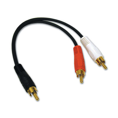 Picture of Cables To Go 03161 Value Series Rca Plug-Rca Plug X 2 Y-Cable
