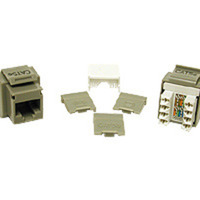 Picture of Cables To Go 03792 Cat5E Rj45 Keystone Jack Gray