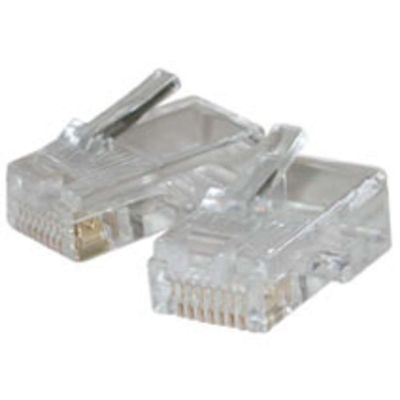 Picture of Cables To Go 01931 Rj45 Cat5 8X8 Modular Plug For Flat Stranded Cable 10Pk