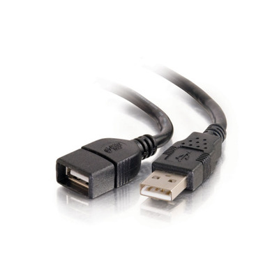 Picture of Cables To Go 52106 1M Usb A Male To A Female Extension Cable - Black