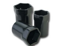 3/4 in Drive, 2-1/4" SAE Socket, 6 Points, Locknut 3/4 in, Steel