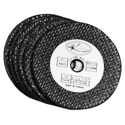 K Tool International  3 Inch X 1/16 Inch Cut-Off Wheel 6 Pack