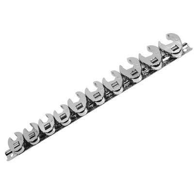 Picture of K Tool International KTI27300 10 Piece 3/8 Inch Drive Metric Flare Nut Crowfoot Wrench Set